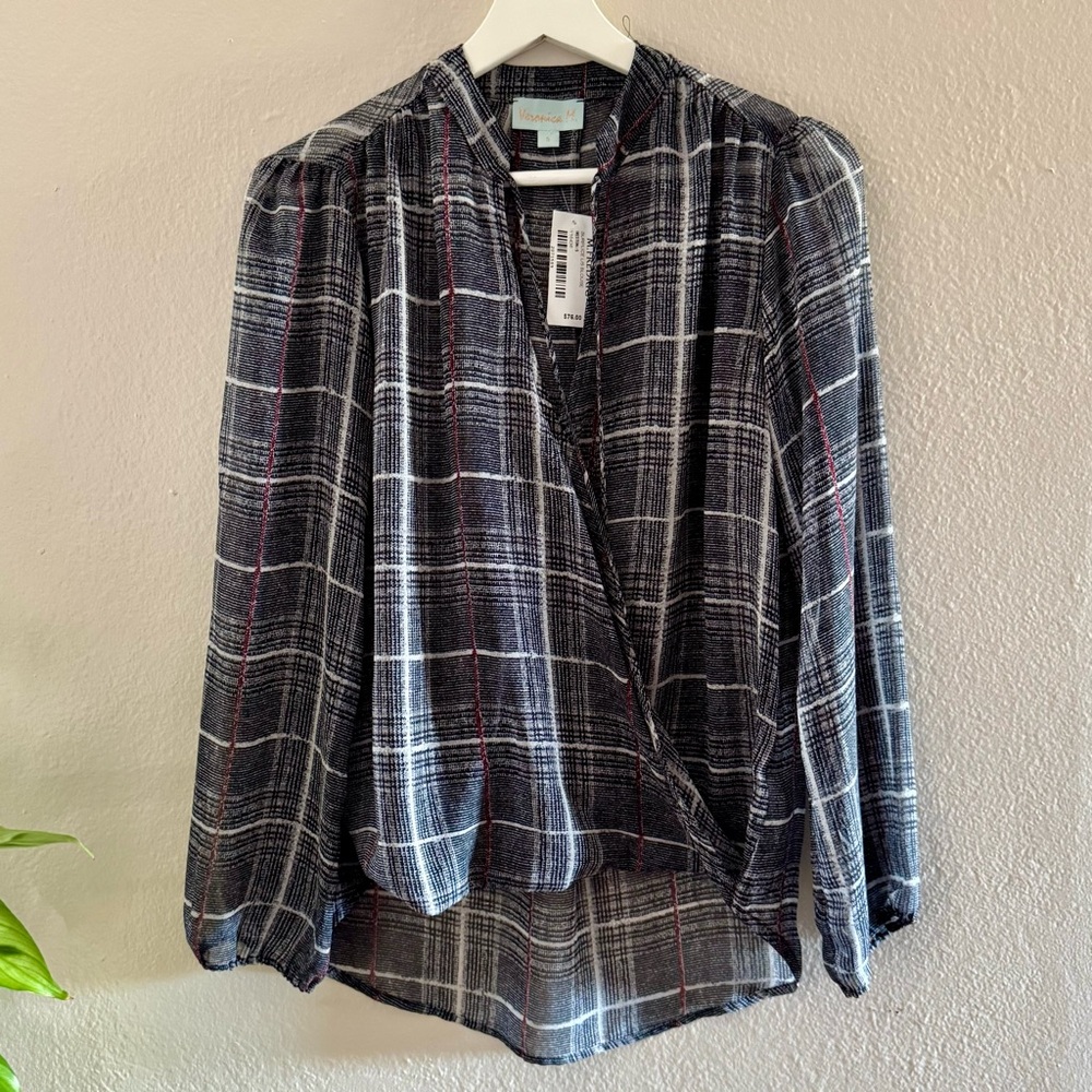 Veronica M Surplice Blouse - Picture 2 of 8
